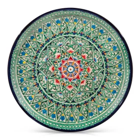 Lagan - KaraKalam KN3, Rischtan Keramik, Ø 37 cm Lagan - KaraKalam KN3, Rischtan Keramik, Ø 37 cm