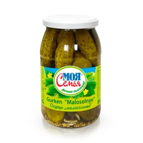 Огурцы малосольные, Моя семья, 860 г Огурцы малосольные, Моя семья, 860 г