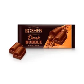 Шоколад тёмный пористый, Roshen, 80 г Шоколад тёмный пористый, Roshen, 80 г