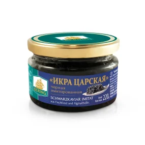 Икра чёрная  - Царская, имитированная, Bering, 220 г Икра чёрная  - Царская, имитированная, Bering, 220 г
