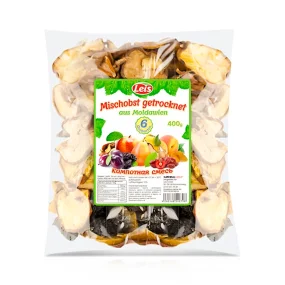 Mischobst getrocknet, für Kompott, 6 Obstsorten, 400 g Mischobst getrocknet, für Kompott, 6 Obstsorten, 400 g