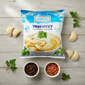 Wareniki, Teigtaschen mit Kartoffelfüllung und Zwiebeln, Veselka, 700 g