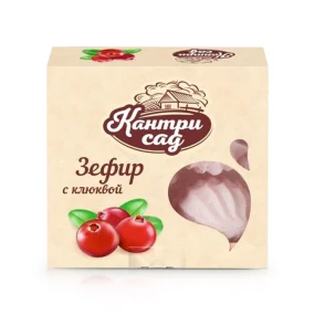 Зефир -  Кантри Сад, с кусочками клюквы, 180 г Зефир -  Кантри Сад, с кусочками клюквы, 180 г