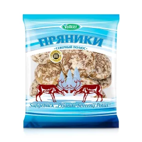 Süßgebäck Prjaniki - Severnyj poljus, Waldemar Völker, 400 g Süßgebäck Prjaniki - Severnyj poljus, Waldemar Völker, 400 g