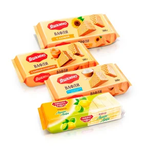 Набор вафель - Яшкино, 4 х 300 г