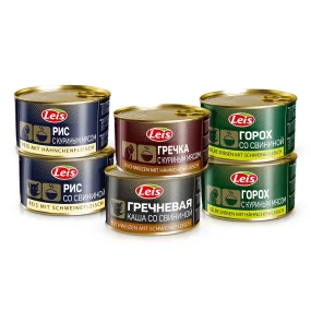 Grützen-Set, Leis, 6 х 525 g