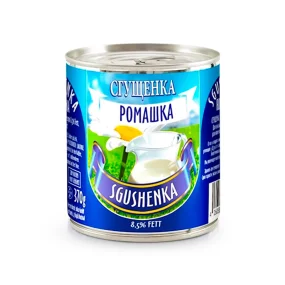 Milchhaltiges Kondensprodukt, 8,5 % Fett, mit Öffner, Romaschka, 370 g