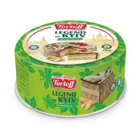 Torte - Legend of Kyiv, mit Erdnüssen, Tortoff, 450 g