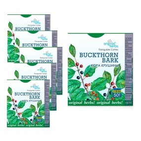 Фиточай - Кора крушины, Original Herbs, 50 г х 6 шт. Фиточай - Кора крушины, Original Herbs, 50 г х 6 шт.