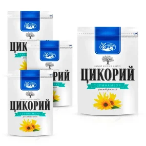  Zichorien-Pulver mit Topinambur, Zip-lock, 100g х 4