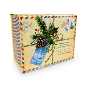 Подарочная коробка-трансформер - Новогодняя посылка, 25 х 20 х 11 см