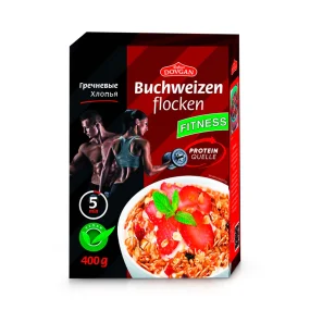 Хлопья гречневые DOVGAN, 400 г