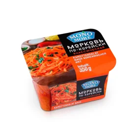 Морковь по-корейски, классическая, Mono More, 350 г Морковь по-корейски, классическая, Mono More, 350 г