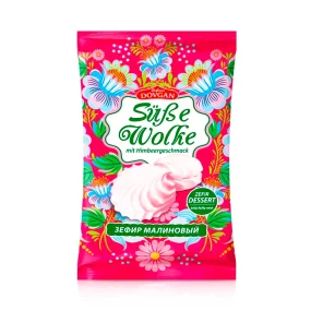 Zefir - Süße Wolke, mit Himbeergeschmack, 240 g