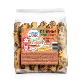 Haferkekse, mit kakaohaltigen Streuseln, Moja Semja, 400 g