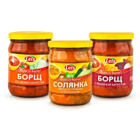 Traditionelle Suppen-Set - Leis, 3 x 480 g Traditionelle Suppen-Set - Leis, 3 x 480 g
