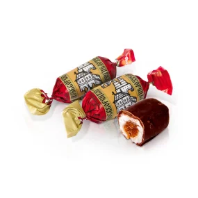 Hartkaramellen - Moskworezkaja, mit Milchgeschmack, in kakaohaltiger Fettglasur, 300 g     Hartkaramellen - Moskworezkaja, mit Milchgeschmack, in kakaohaltiger Fettglasur, 300 g