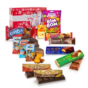 Geschenkset mit Süßigkeiten, 878 g