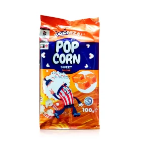 Попкорн для микроволновки, со вкусом карамели, BOOMZA, 100 г