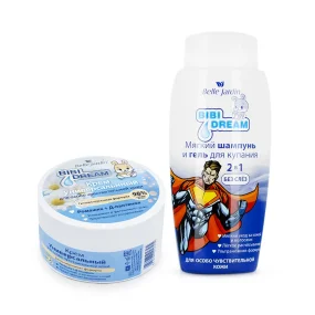 Set - Kinder, Shampoo-Duschgel + Creme, Belle Jardin