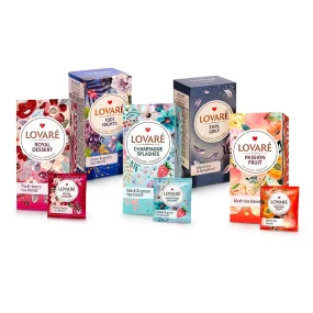  Набор чая -  Lovare, пакетированный, 240 г