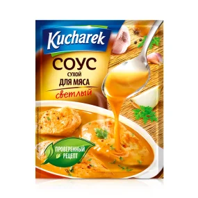 Соус для мяса, сухой, светлый, Kucharek, 28 г Соус для мяса, сухой, светлый, Kucharek, 28 г
