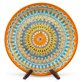 Lagan - Mehrob gelb А2, Rischtan-Keramik, Ø 37 cm Lagan - Mehrob gelb А2, Rischtan-Keramik, Ø 37 cm