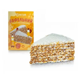 Торт вафельный, со вкусом сгущенного молока, Vatsak, 180 г