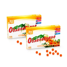 Sanddornöl, 100 Kapseln à 300 mg х 2 Sanddornöl, 100 Kapseln à 300 mg х 2