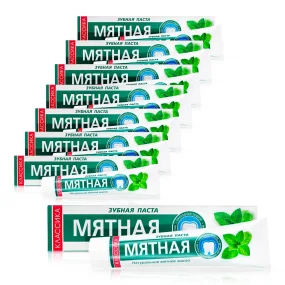 Zahnpasta - Klassik mit Minzöl, 150 g х 8