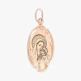 Ikone - Anhänger, Rotgold 585°, 31 mm