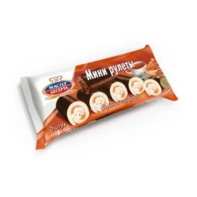Mini-Biskuitrollen mit Kondensmilchfüllung, 175 g Mini-Biskuitrollen mit Kondensmilchfüllung, 175 g