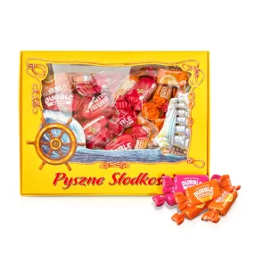 Schokokonfekt - Dubble Mix, mit Himbeer- und Orangengeschmack, Dobosz, 1 kg