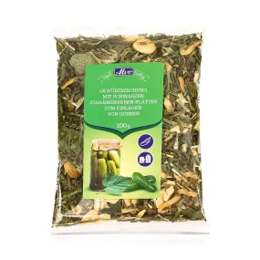 Gewürzmischung mit Schwarzen Johannisbeeren-Blätter zum Einlegen von Gurken, Alvo, 100 g