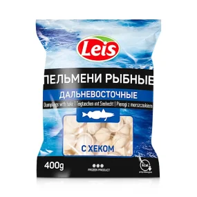  Pelmeni, Teigtaschen - mit Seehechtfüllung, Leis, 400 g
