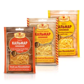 Probierpaket Kalmar Snacks - Ikroff, 3 х 36 g