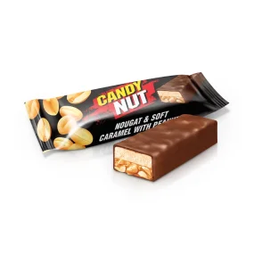 Конфеты - Candy Nut, нуга и мягкая карамель с арахисом, Roshen, 300 г