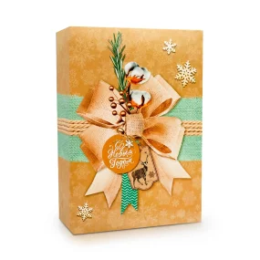 Geschenkkarton - Frohes Neues Jahr, Karton, 16 x 23 x 7,5 cm