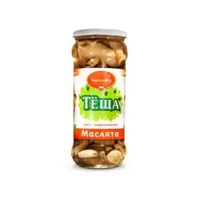 Маслята маринованные, с чесноком, 580 мл