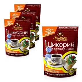 Zichorien-Pulver mit Ginseng-Extrakt, 100 g х 4