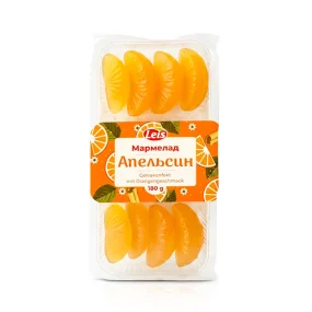 Fruchtgelee mit Orangengeschmack, Leis, 180 g