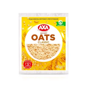 Каша овсяная мгновенного приготовления, AXA, 40 г