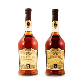 Armenischer Brandy - Arma, 5 Jahre, 7 Jahre, 40 % vol., 2 х 0,7 L Armenischer Brandy - Arma, 5 Jahre, 7 Jahre, 40 % vol., 2 х 0,7 L