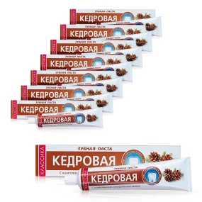 Зубная паста - Кедровая, Классика, 150 г х 8 шт.  Зубная паста - Кедровая, Классика, 150 г х 8 шт.