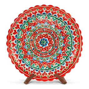 Lagan - KaraKalam KR10, Rischtan Keramik, Ø 37 cm