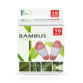 Шлаковыводящий пластырь с бамбуком - Bambus VITAL - Pad, 10 штук Шлаковыводящий пластырь с бамбуком - Bambus VITAL - Pad, 10 штук