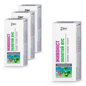 Körpercreme-Balsam - Rittersporn, Goldbart, 75 ml х 4