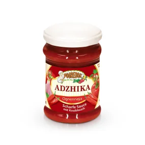 Аджика - Огненная, с чесноком, Погребок, 255 мл