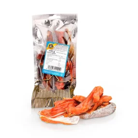 Buckellachs-Stückchen, getrocknet und gesalzen, 100 g