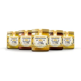 Honig-Set - Altai, 5 Sorten, 5 х 500 g